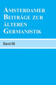 Cover of: Amsterdamer Beitra ge zur a lteren Germanistik