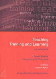 Cover of: Teaching, Training and Learning by Ian Reece, Stephen Walker