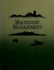 Cover of: Machinery Management (Farm Business Management)