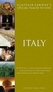 Cover of: Italy (Alastair Sawday's Special Places to Stay)
