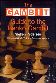 Cover of: The Gambit Guide to the Benko Gambit