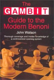 Cover of: The Gambit Guide to the Modern Benoni