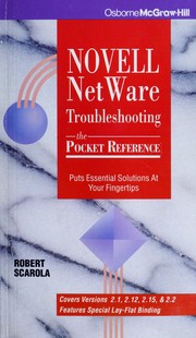 Cover of: NOVELL NetWare troubleshooting: the pocket reference