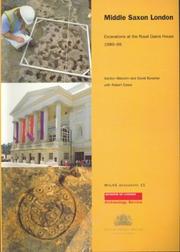 Cover of: Middle Saxon London: excavations at the Royal Opera House, 1989-99