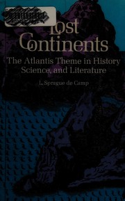Cover of: Lost continents: the Atlantis theme in history.