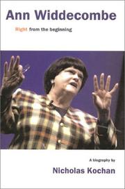 Cover of: Anne Widdecombe: right from the beginning
