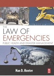 Cover of: The law of emergencies: public health and disaster management