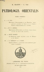 Patrologia Orientalis by René Graffin