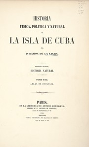 Cover of: Historia fisica, politica y natural de la isla de Cuba by Ramón de la Sagra