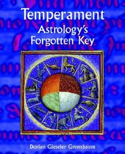 Cover of: Temperament - Astrology's Forgotten Key