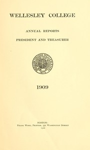 Cover of: Report of the President by Wellesley College