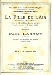 Cover of: La fille de l'air: opérette fantastique en 4 actes et 7 tableaux