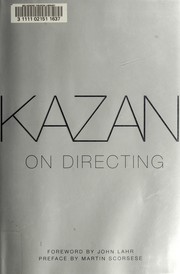 Cover of: Kazan on directing