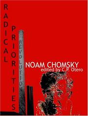 Cover of: Radical priorities by Noam Chomsky
