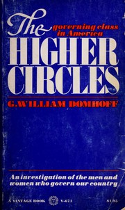 Cover of: V671 Higher Circles by G. William Domhoff