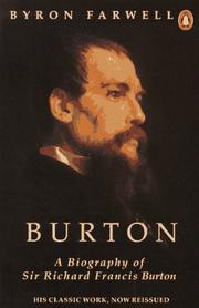Cover of: Burton: A Biography of Sir Richard Francis Burton