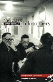 Cover of: The Dark Philosophers (Library of Wales) by Gwyn Thomas
