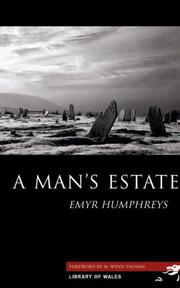 Cover of: A Man's Estate (Library of Wales)