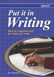 Cover of: Put It in Writing