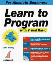 Learn to Program with Visual Basic 6 by John Smiley