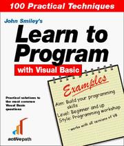 Cover of: Learn to Program Visual Basic 6 Examples