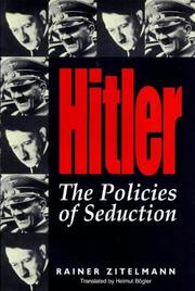 Cover of: Hitler: the policies of seduction
