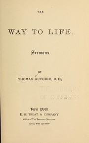 Cover of: The way to life. by Guthrie, Thomas