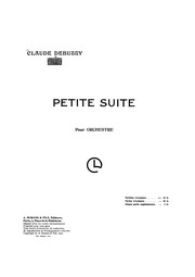 Cover of: Petite suite, pour orchestre ...