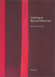 Cover of: Looking at Barnett Newman (Words About Pictures) by Jeremy Lewison