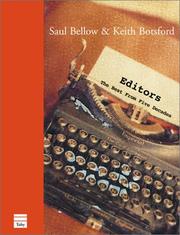 Cover of: Editors by Saul Bellow, Keith Botsford