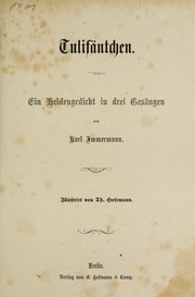 Cover of: Tulifäntchen by Karl Leberecht Immermann