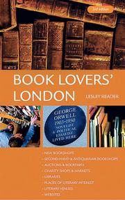 Cover of: BK Lovers' London (Book Lovers' London) by Reader Lesley