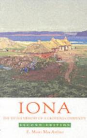 Cover of: Iona by E. Mairi MacArthur