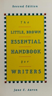 Cover of: The Little, Brown essential handbook for writers