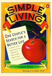 Cover of: Simple Living: One Couple's Search for a Better Life