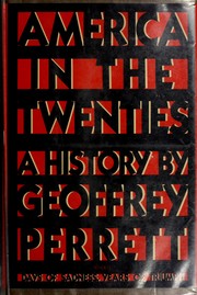Cover of: America in the twenties: a history