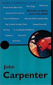 Cover of: John Carpenter (Pocket Essentials)