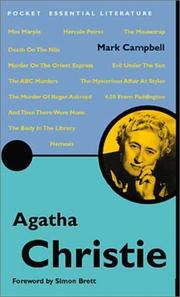 Cover of: Agatha Christie (Pocket Essentials (Trafalgar)) by Mark Campbell