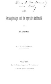 Cover of: Die rechenpfennige und die operative arithmetik
