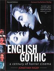 Cover of: English Gothic A Century of Horror Cinema