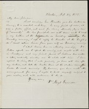 [Letter to] Dear Johnson by William Lloyd Garrison