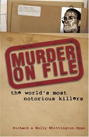 Cover of: Murder on File: The World's Most Notorious Killers