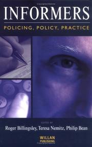 Cover of: Informers: Policing, Policy, Practice