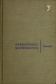 Cover of: Operational mathematics.