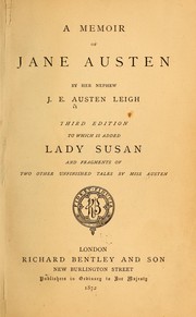 Memoir of Jane Austen / Lady Susan / Watsons
