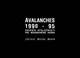Cover of: Avalanches, 1990-95
