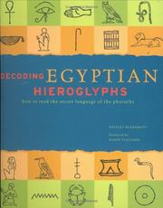 Cover of: Decoding Egyptian Hieroglyphs by Bridget McDermott