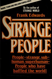 Cover of: Strange People by Frank Edwards