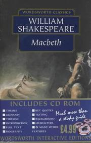 Cover of: Macbeth with CDROM by William Shakespeare