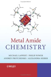 Cover of: Metal amide chemistry by Michael Lappert ... [et al.].